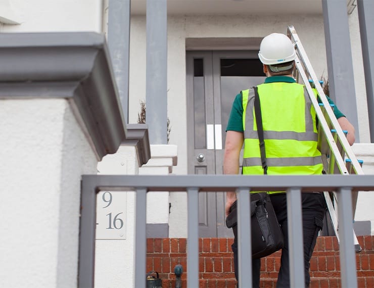 Gateway Health & Safety inspector walking