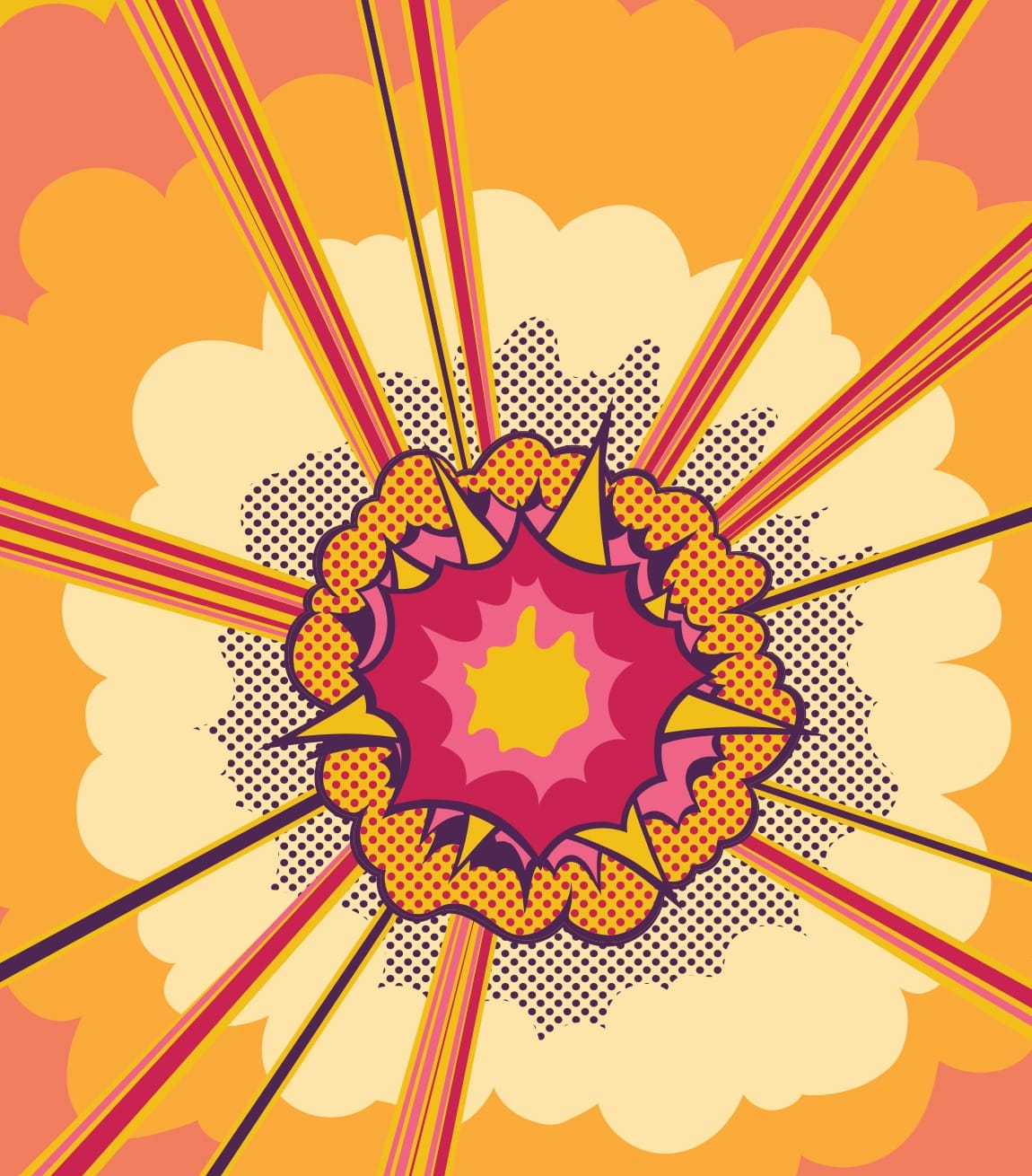 Illustration of explosion