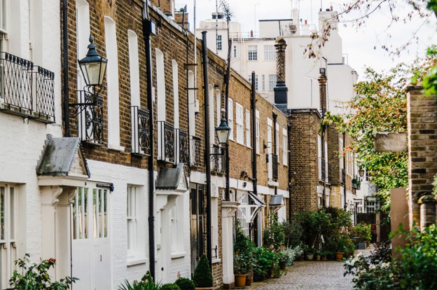 Terraced homes in London