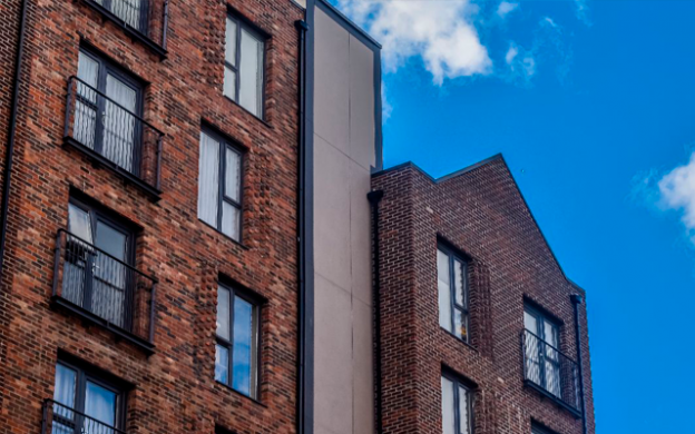 Exterior shot of Residential building